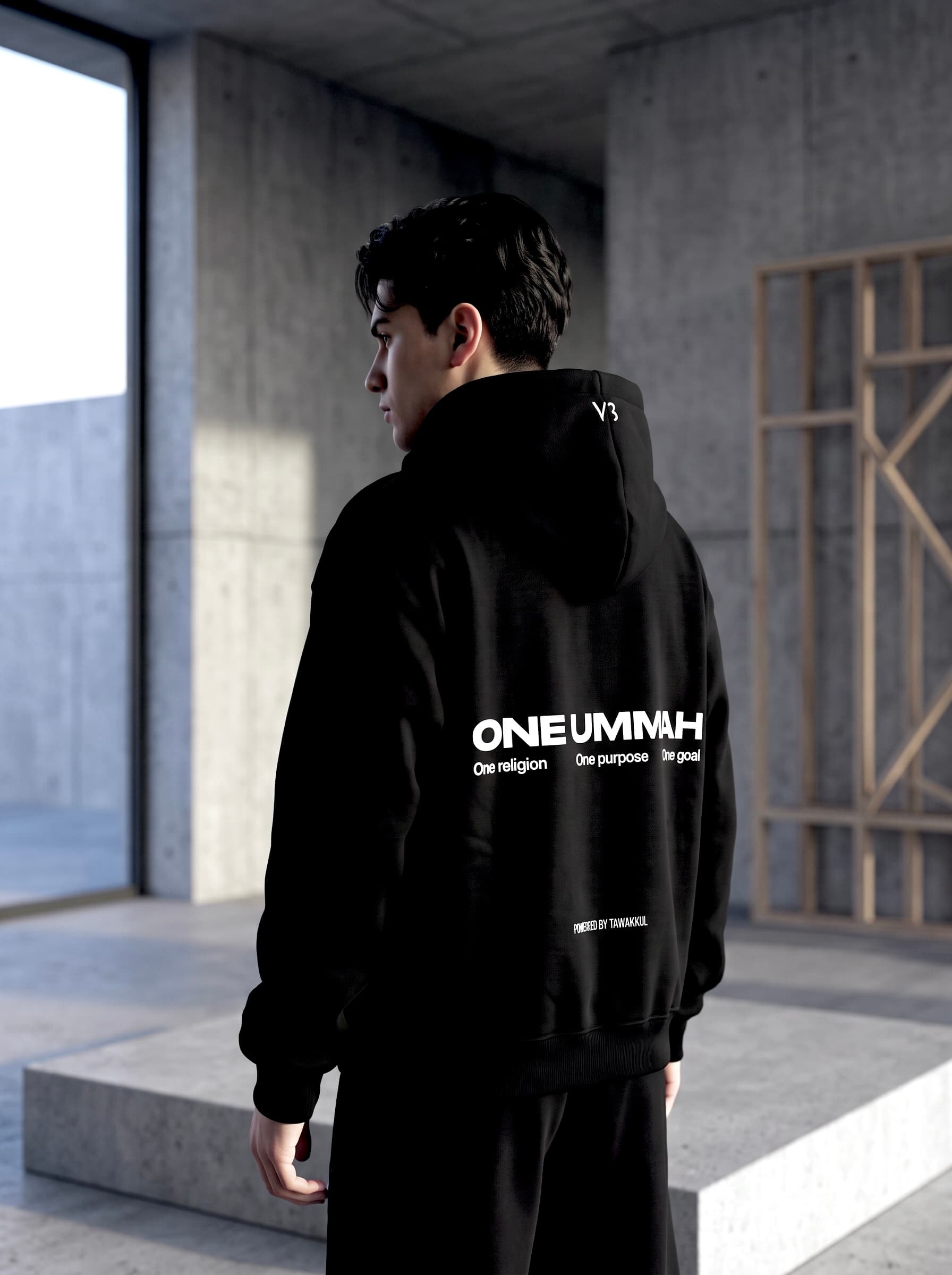 ONE UMMAH ZIP HOODIE